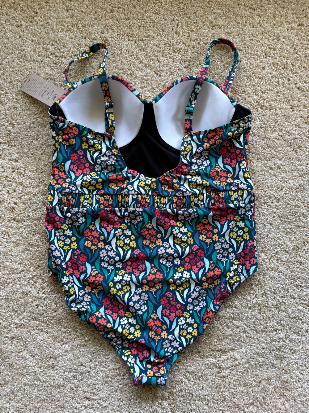 Albion The Duchess One Piece Swimsuit Costa Floral XL NWT - Picture 3 of 5